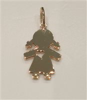 Pendente Gazzola in Oro giallo PNOGFGIRLMONICM15 - PNOGFGIRLMONICM15